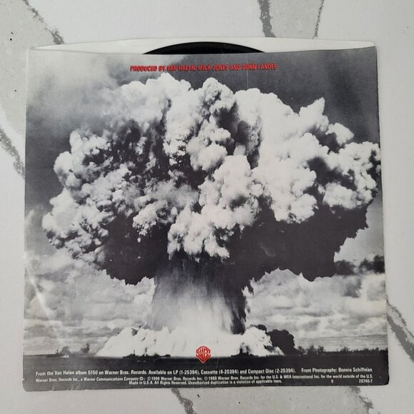 Van Halen Why Can't This Be Love /Get Up 7" Vinyl record Single 80s rock vintage - Picture 4 of 4